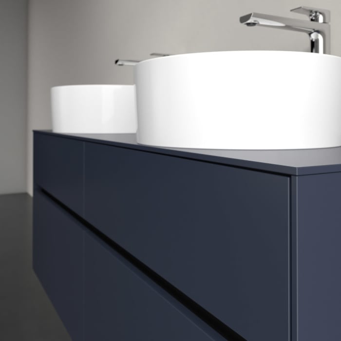 Villeroy & Boch Collaro Waschtischunterschrank 140 x 54,8 cm , mit LED-Beleuchtung, mit 4 Auszügen