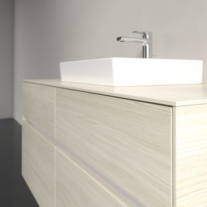 Villeroy & Boch Collaro Waschtischunterschrank 120 x 54,8 cm , mit LED-Beleuchtung, mit 4 Auszügen