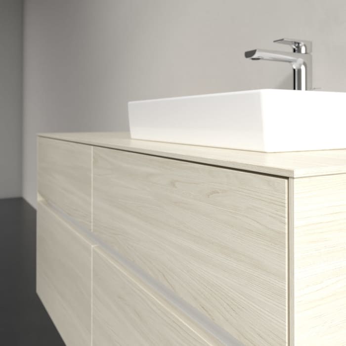 Villeroy & Boch Collaro Waschtischunterschrank 120 x 54,8 cm , mit LED-Beleuchtung, mit 4 Auszügen