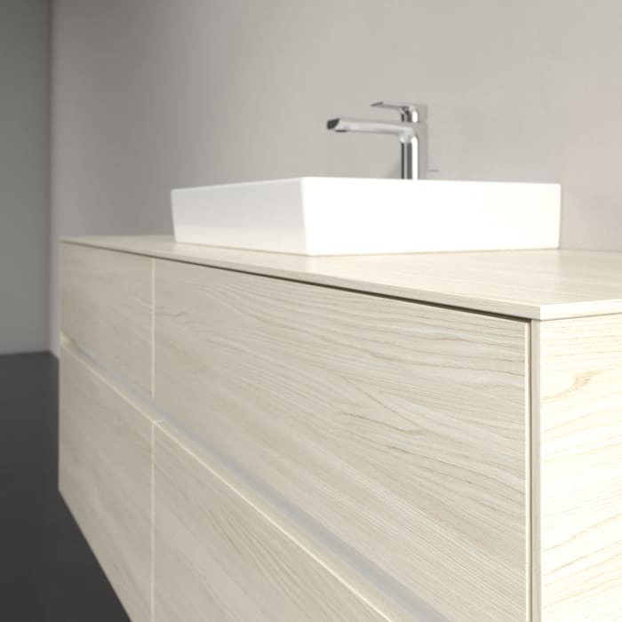 Villeroy & Boch Collaro Waschtischunterschrank 140 x 54,8 cm , mit LED-Beleuchtung, mit 4 Auszügen