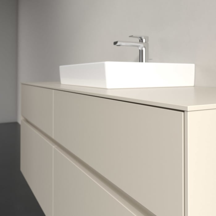 Villeroy & Boch Collaro Waschtischunterschrank 140 x 54,8 cm , mit LED-Beleuchtung, mit 4 Auszügen