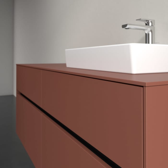 Villeroy & Boch Collaro Waschtischunterschrank 140 x 54,8 cm , mit LED-Beleuchtung, mit 4 Auszügen