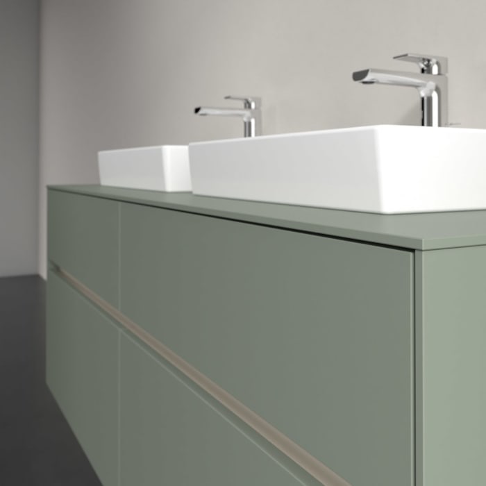 Villeroy & Boch Collaro Waschtischunterschrank 140 x 54,8 cm , mit LED-Beleuchtung, mit 4 Auszügen