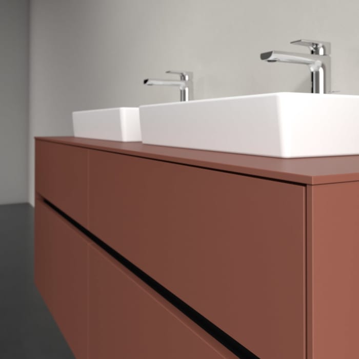 Villeroy & Boch Collaro Waschtischunterschrank 140 x 54,8 cm , mit LED-Beleuchtung, mit 4 Auszügen