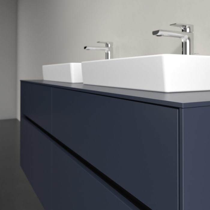 Villeroy & Boch Collaro Waschtischunterschrank 140 x 54,8 cm , mit LED-Beleuchtung, mit 4 Auszügen