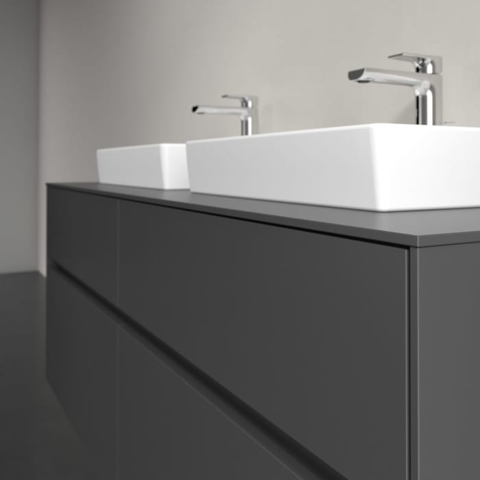 Villeroy & Boch Collaro Waschtischunterschrank 140 x 54,8 cm , mit LED-Beleuchtung, mit 4 Auszügen