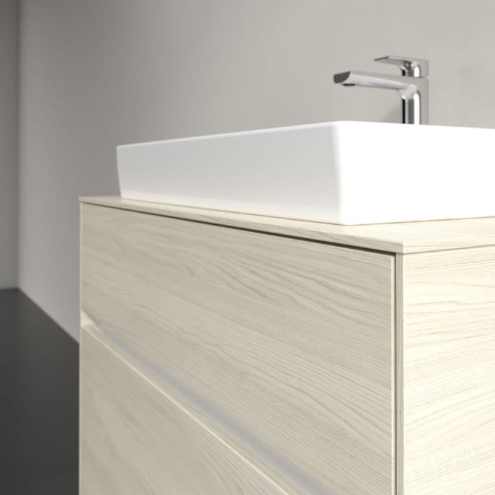 Villeroy & Boch Collaro Waschtischunterschrank 80 x 54,8 cm , mit LED-Beleuchtung, mit 2 Auszügen