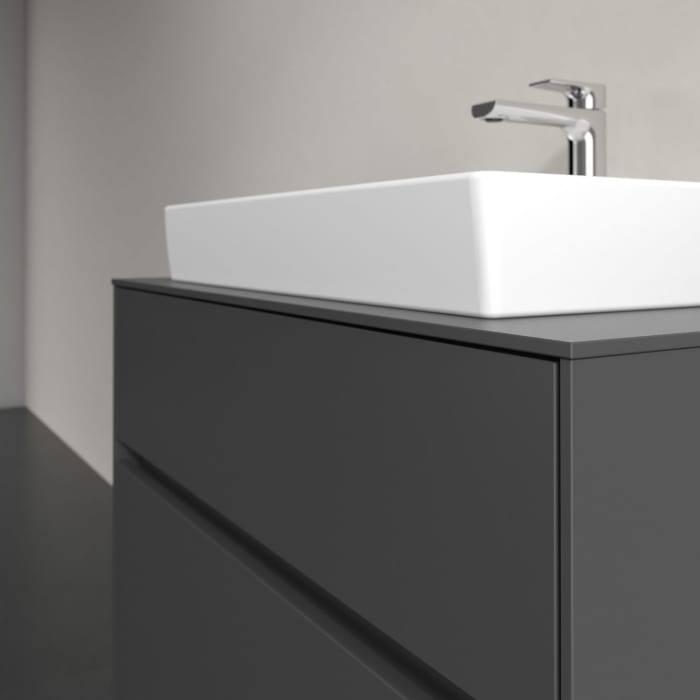 Villeroy & Boch Collaro Waschtischunterschrank 80 x 54,8 cm , mit LED-Beleuchtung, mit 2 Auszügen