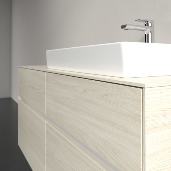 Villeroy & Boch Collaro Waschtischunterschrank 120 x 54,8 cm , mit LED-Beleuchtung, mit 4 Auszügen