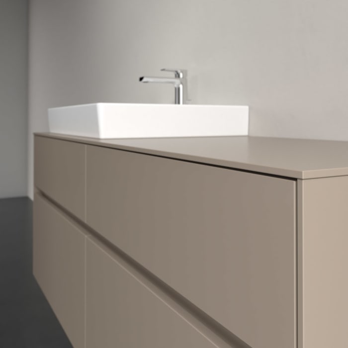 Villeroy & Boch Collaro Waschtischunterschrank 140 x 54,8 cm , mit LED-Beleuchtung, mit 4 Auszügen