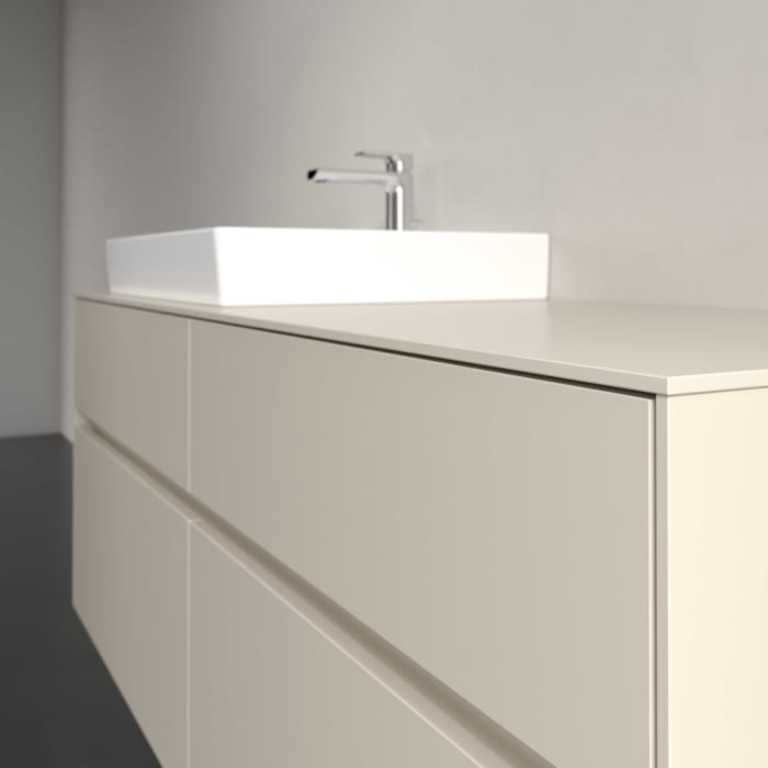 Villeroy & Boch Collaro Waschtischunterschrank 140 x 54,8 cm , mit LED-Beleuchtung, mit 4 Auszügen