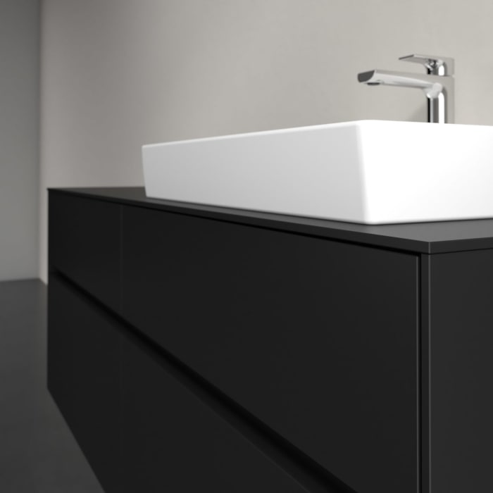 Villeroy & Boch Collaro Waschtischunterschrank 140 x 54,8 cm , mit LED-Beleuchtung, mit 4 Auszügen