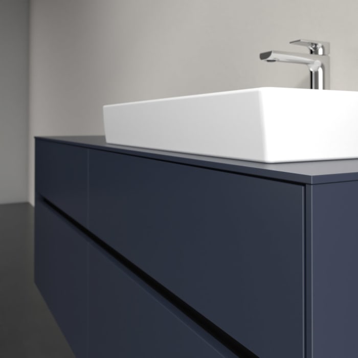 Villeroy & Boch Collaro Waschtischunterschrank 140 x 54,8 cm , mit LED-Beleuchtung, mit 4 Auszügen