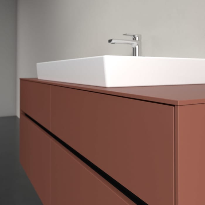 Villeroy & Boch Collaro Waschtischunterschrank 140 x 54,8 cm , mit LED-Beleuchtung, mit 4 Auszügen