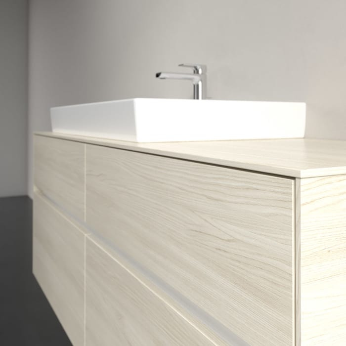 Villeroy & Boch Collaro Waschtischunterschrank 140 x 54,8 cm , mit LED-Beleuchtung, mit 4 Auszügen