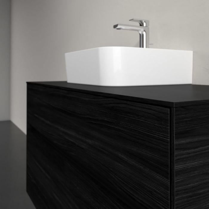 Villeroy & Boch Collaro Waschtischunterschrank 100 x 54,8 cm , mit LED-Beleuchtung, mit 2 Auszügen