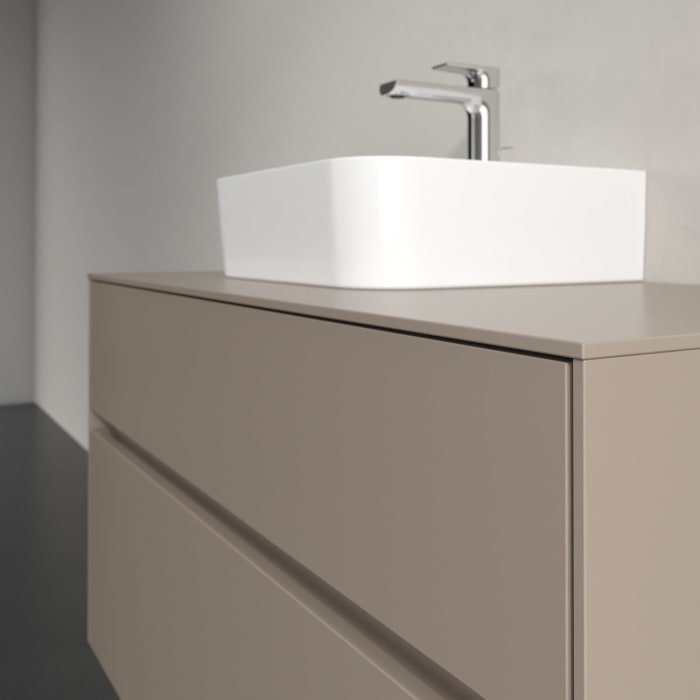 Villeroy & Boch Collaro Waschtischunterschrank 100 x 54,8 cm , mit LED-Beleuchtung, mit 2 Auszügen