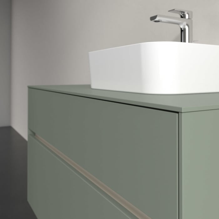 Villeroy & Boch Collaro Waschtischunterschrank 100 x 54,8 cm , mit LED-Beleuchtung, mit 2 Auszügen