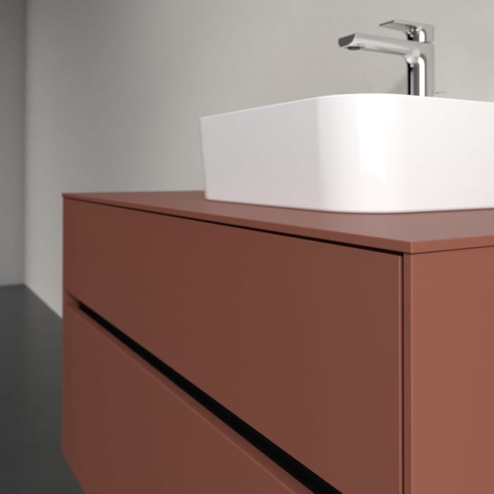 Villeroy & Boch Collaro Waschtischunterschrank 100 x 54,8 cm , mit LED-Beleuchtung, mit 2 Auszügen