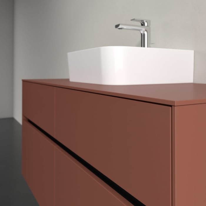 Villeroy & Boch Collaro Waschtischunterschrank 120 x 54,8 cm , mit LED-Beleuchtung, mit 4 Auszügen