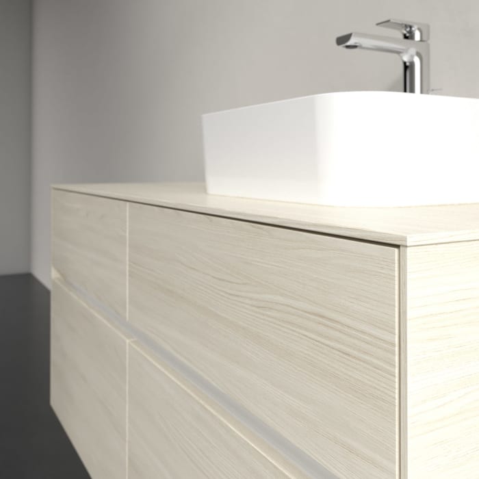 Villeroy & Boch Collaro Waschtischunterschrank 120 x 54,8 cm , mit LED-Beleuchtung, mit 4 Auszügen