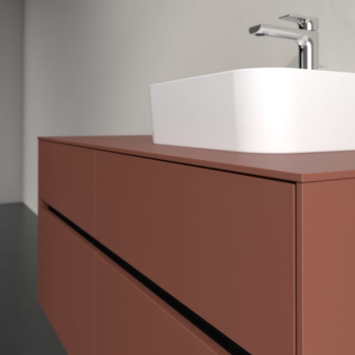 Villeroy & Boch Collaro Waschtischunterschrank 120 x 54,8 cm , mit LED-Beleuchtung, mit 4 Auszügen