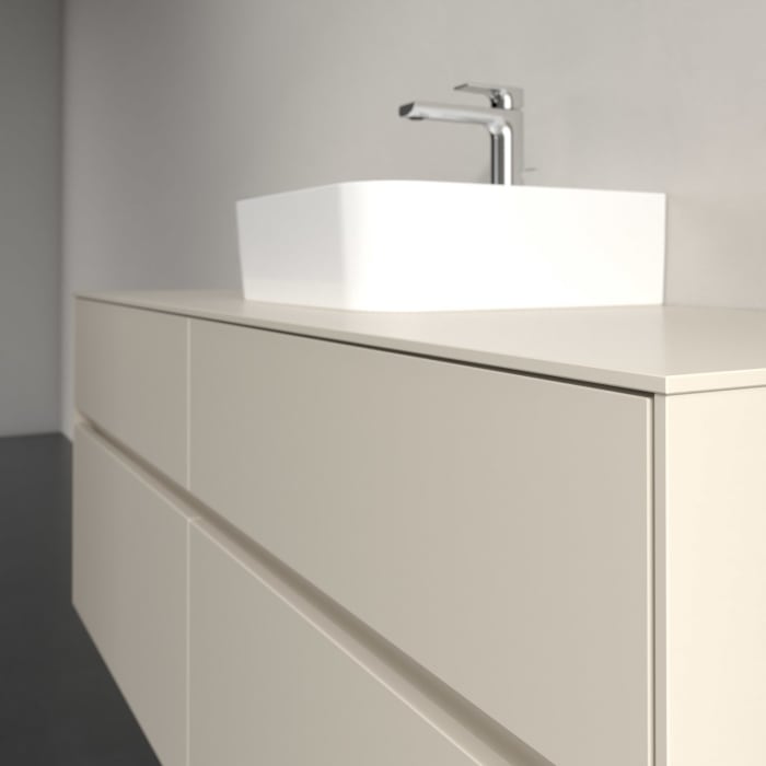 Villeroy & Boch Collaro Waschtischunterschrank 140 x 54,8 cm , mit LED-Beleuchtung, mit 4 Auszügen