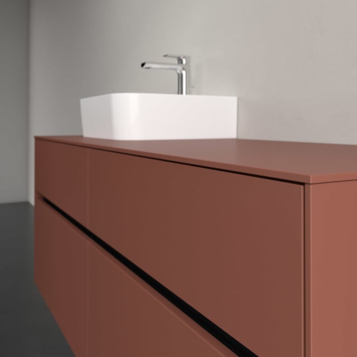 Villeroy & Boch Collaro Waschtischunterschrank 140 x 54,8 cm , mit LED-Beleuchtung, mit 4 Auszügen