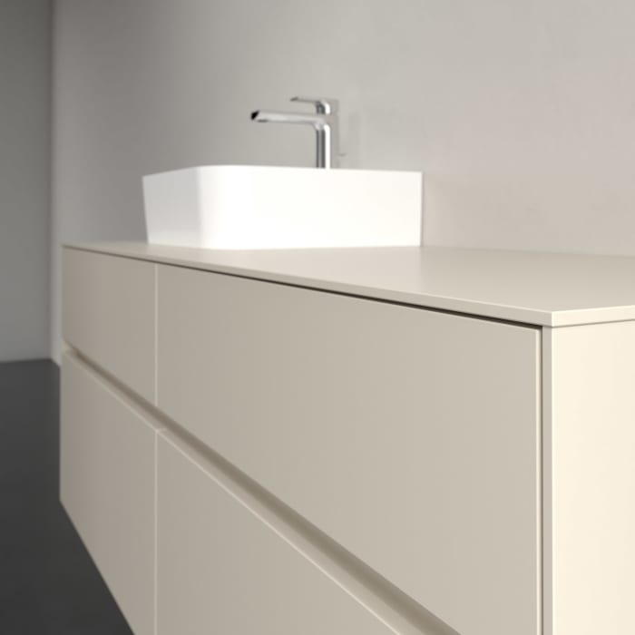 Villeroy & Boch Collaro Waschtischunterschrank 140 x 54,8 cm , mit LED-Beleuchtung, mit 4 Auszügen