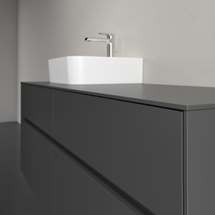 Villeroy & Boch Collaro Waschtischunterschrank 140 x 54,8 cm , mit LED-Beleuchtung, mit 4 Auszügen