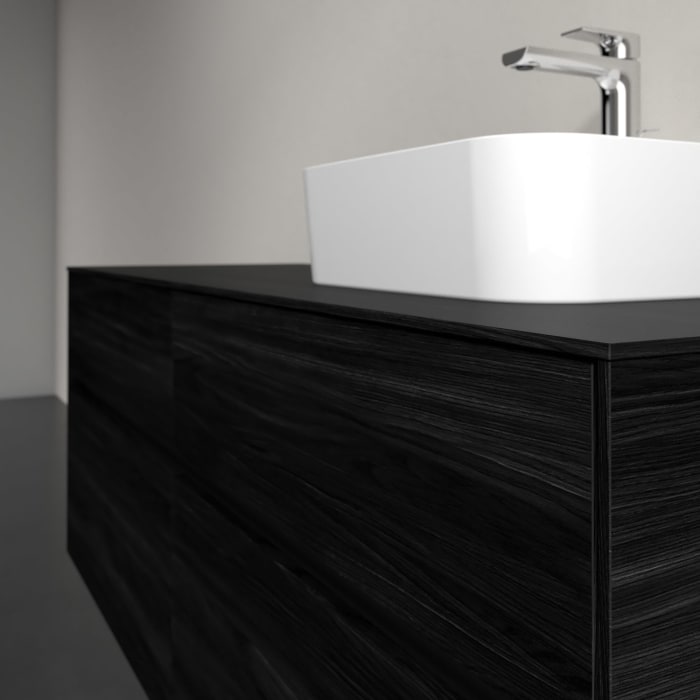 Villeroy & Boch Collaro Waschtischunterschrank 140 x 54,8 cm , mit LED-Beleuchtung, mit 4 Auszügen