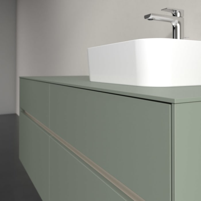 Villeroy & Boch Collaro Waschtischunterschrank 140 x 54,8 cm , mit LED-Beleuchtung, mit 4 Auszügen