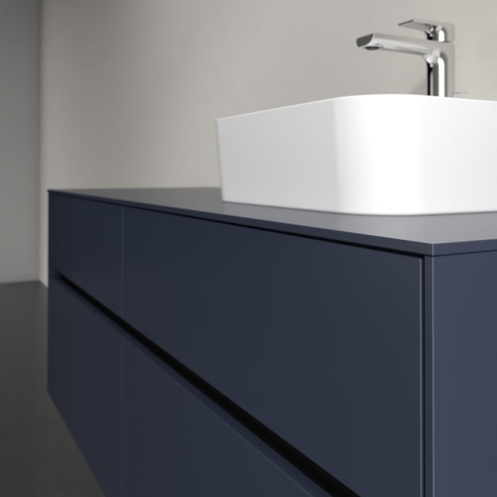 Villeroy & Boch Collaro Waschtischunterschrank 140 x 54,8 cm , mit LED-Beleuchtung, mit 4 Auszügen