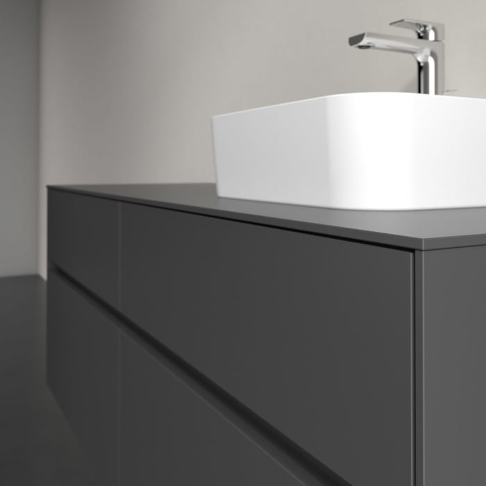 Villeroy & Boch Collaro Waschtischunterschrank 140 x 54,8 cm , mit LED-Beleuchtung, mit 4 Auszügen