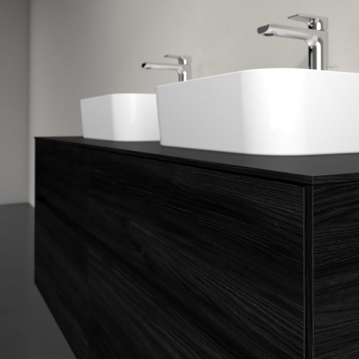 Villeroy & Boch Collaro Waschtischunterschrank 140 x 54,8 cm , mit LED-Beleuchtung, mit 4 Auszügen