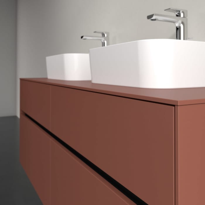 Villeroy & Boch Collaro Waschtischunterschrank 140 x 54,8 cm , mit LED-Beleuchtung, mit 4 Auszügen