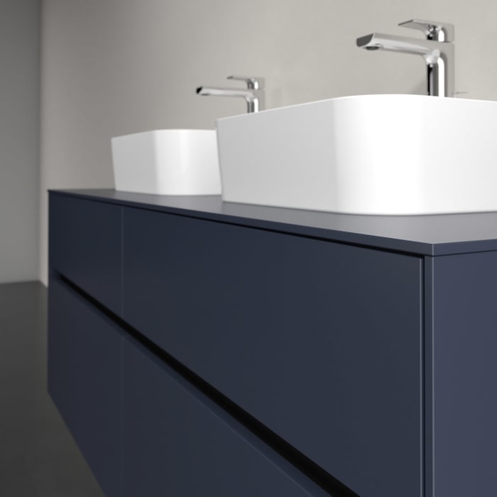 Villeroy & Boch Collaro Waschtischunterschrank 140 x 54,8 cm , mit LED-Beleuchtung, mit 4 Auszügen