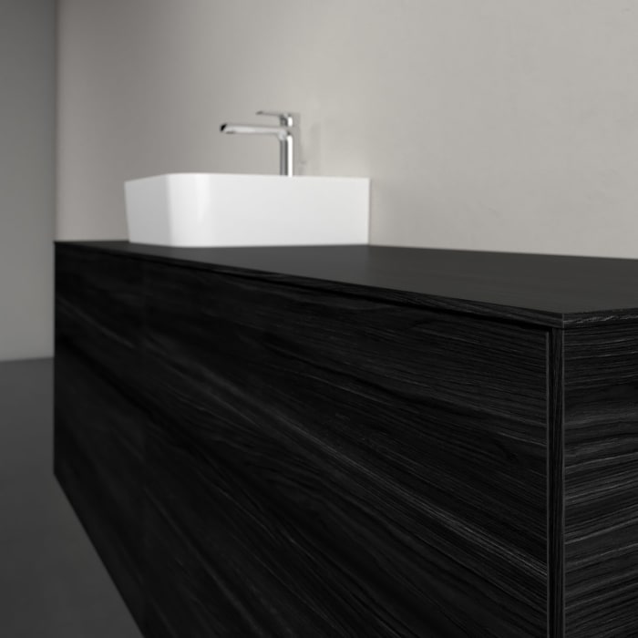 Villeroy & Boch Collaro Waschtischunterschrank 160 x 54,8 cm , mit LED-Beleuchtung, mit 4 Auszügen