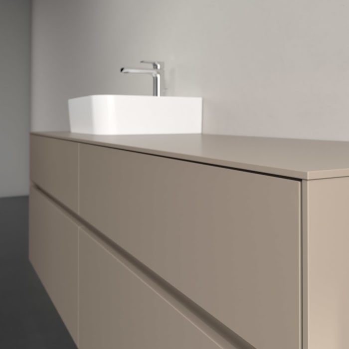 Villeroy & Boch Collaro Waschtischunterschrank 160 x 54,8 cm , mit LED-Beleuchtung, mit 4 Auszügen