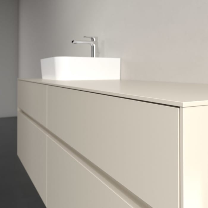 Villeroy & Boch Collaro Waschtischunterschrank 160 x 54,8 cm , mit LED-Beleuchtung, mit 4 Auszügen