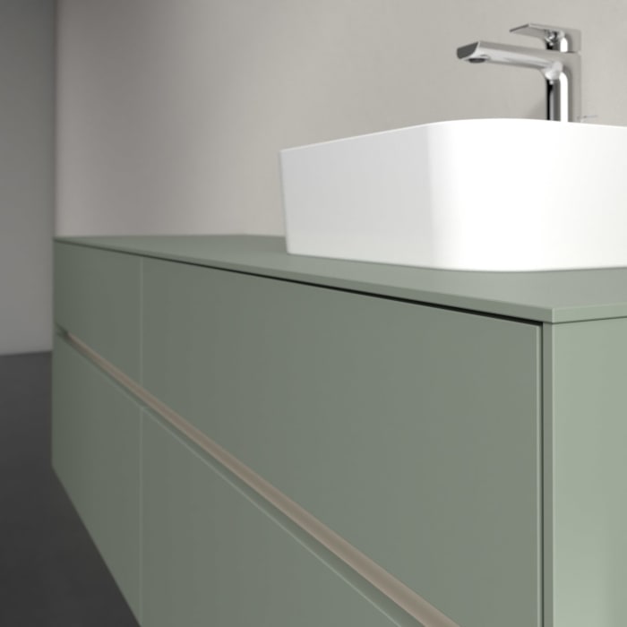 Villeroy & Boch Collaro Waschtischunterschrank 160 x 54,8 cm , mit LED-Beleuchtung, mit 4 Auszügen