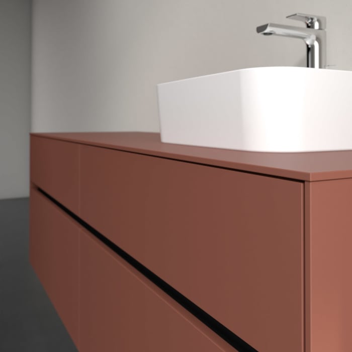 Villeroy & Boch Collaro Waschtischunterschrank 160 x 54,8 cm , mit LED-Beleuchtung, mit 4 Auszügen