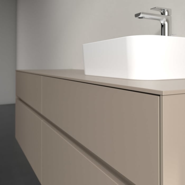 Villeroy & Boch Collaro Waschtischunterschrank 160 x 54,8 cm , mit LED-Beleuchtung, mit 4 Auszügen