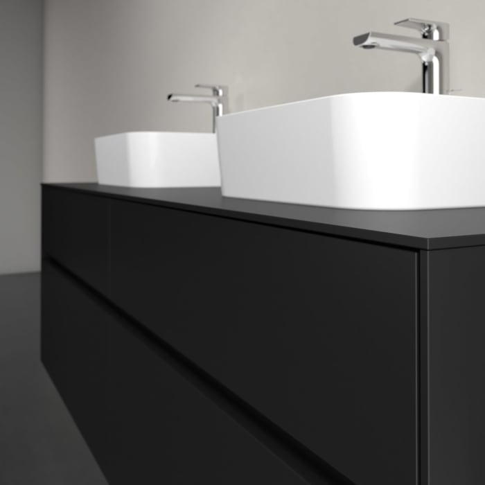 Villeroy & Boch Collaro Waschtischunterschrank 160 x 54,8 cm , mit LED-Beleuchtung, mit 4 Auszügen