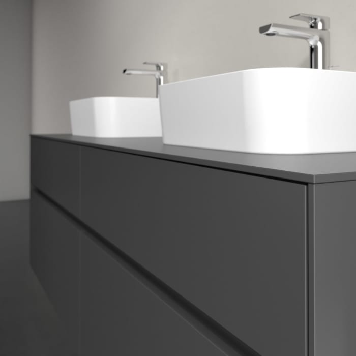 Villeroy & Boch Collaro Waschtischunterschrank 160 x 54,8 cm , mit LED-Beleuchtung, mit 4 Auszügen