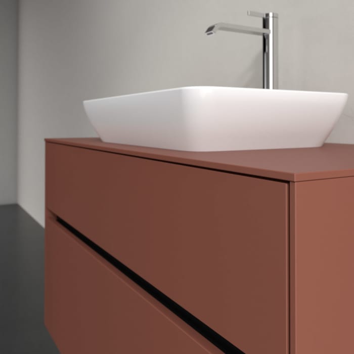 Villeroy & Boch Collaro Waschtischunterschrank 100 x 54,8 cm , mit LED-Beleuchtung, mit 2 Auszügen