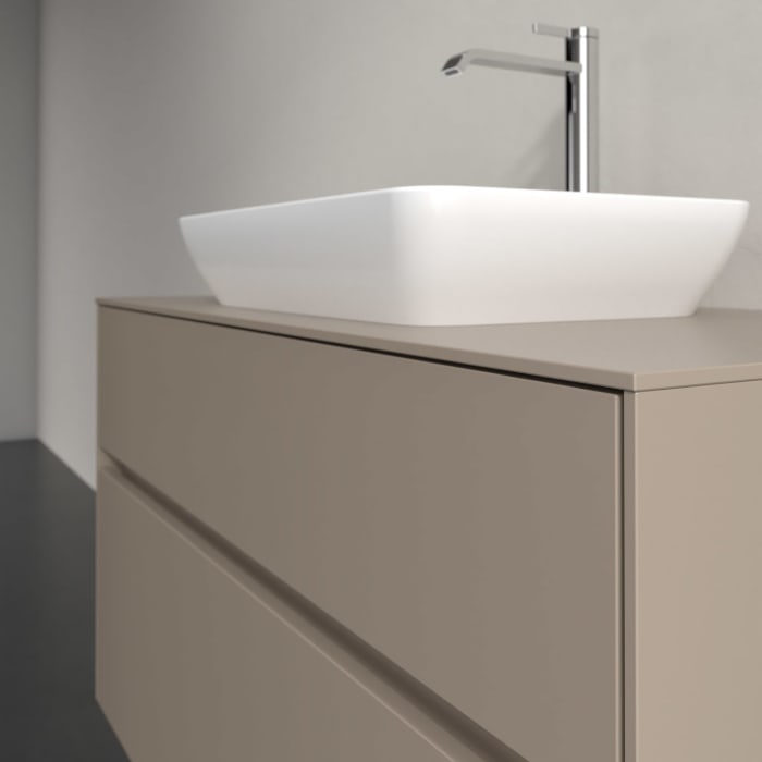 Villeroy & Boch Collaro Waschtischunterschrank 100 x 54,8 cm , mit LED-Beleuchtung, mit 2 Auszügen