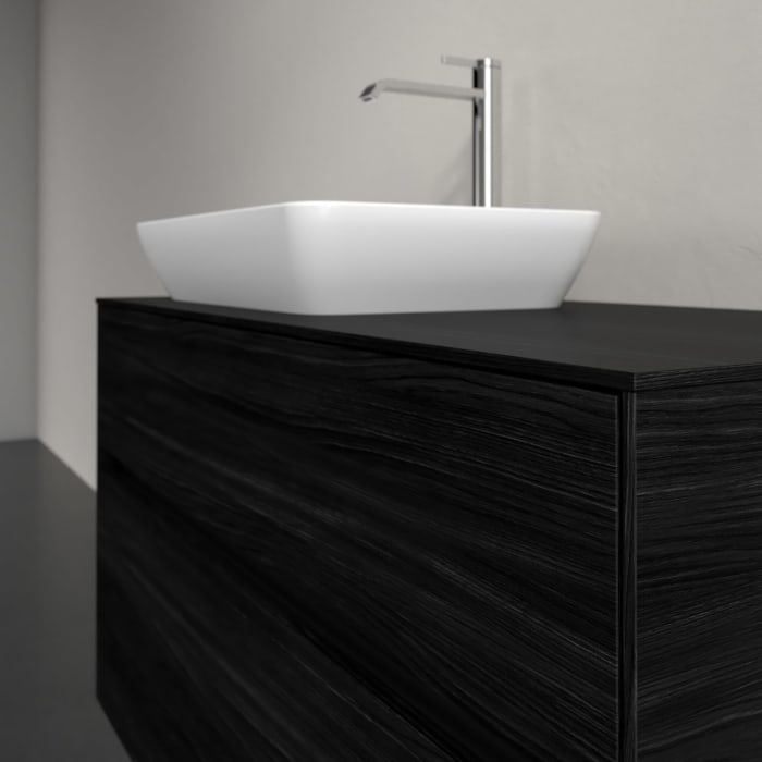 Villeroy & Boch Collaro Waschtischunterschrank 100 x 54,8 cm , mit LED-Beleuchtung, mit 2 Auszügen