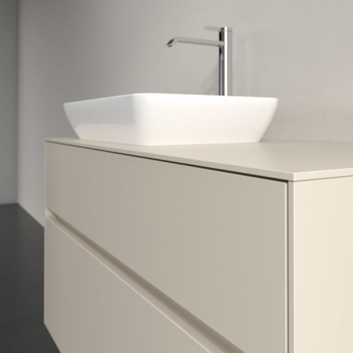 Villeroy & Boch Collaro Waschtischunterschrank 100 x 54,8 cm , mit LED-Beleuchtung, mit 2 Auszügen