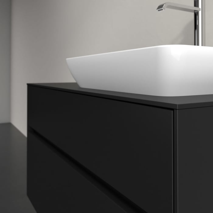 Villeroy & Boch Collaro Waschtischunterschrank 100 x 54,8 cm , mit LED-Beleuchtung, mit 2 Auszügen